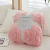 Manta Gruesa de Tafetán y Forro Polar Transfronteriza, Manta de Siesta para Sofá de Franela de Color Sólido de Comercio Exterior, Manta de Tiro, Manta Pequeña de Regalo