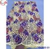 5 jardas cada peça de organza de perfuração africana com renda solúvel em água para terno renda com cordão de organza