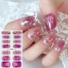 Pegatinas para uñas de imitación de diamante 5D sin curado en gel para Halloween Navidad copo de nieve alce pegatinas para uñas pegatinas para uñas DIY