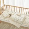 Colcha Infantil Classe A Roupa de Cama de Três Peças para Jardim de Infância Colcha de Feijão Colcha de Primavera e Outono Manta de Feijão Travesseiro