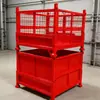 Precio de fábrica venta caja de plástico plegable tipo jaula de mariposa caja de plástico plegable cesta de clasificación para paquetería se puede apilar en varias especificaciones