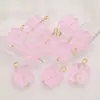 Conectores de Flores de Vidrio de Color Macaron, Pasadores de Estilo Chino Tradicional, Adornos para el Cabello, Colgantes para Faldas, Materiales para Accesorios de Abalorios Hechos a Mano para DIY