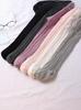 Leggings Infantis Primavera e Outono Estilo Little Seven Leggings de Bebê Meia-Calça Calça Peça Única Tricô Branco Calças Infantis