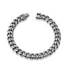 Pulseira de Moagem Seis Lados Europeia e Americana Mais Vendida Marca de Moda Corrente Cool Pulseira Cubana Masculina Hip-hop Rua Design de Nicho Pulseira Masculina