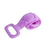 Toalla de baño de silicona de doble cara Tira larga Toalla de baño de poke Tira para frotar la espalda Artefacto fuerte para frotar la espalda Toalla de baño de barro para frotar la espalda