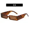 Moda Europeia e Americana Novos Óculos de Sol de Personalidade Armação Pequena Haste Larga Moderno Óculos de Sol para Fotografia de Rua Óculos de Sol Engraçados Transfronteiriços