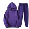 Ropa europea y americana para mujer, conjunto de dos piezas con sudadera con forro polar y pantalones anchos de cadera para mujer, sudadera deportiva casual