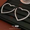 Aretes Redondos Asimétricos de Aguja de Plata, Estilo Sencillo y Fresco, Aretes de Moda Europeos y Americanos, Lujo Accesible y Aretes de Gama Alta para Mujeres