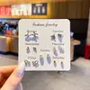 Brincos de Tarraxa com Pérola e Zircônia Imitação Luxo Leve High-End para Piercing na Orelha Estilo Coreano Temperamento Diário Versátil Joias para Orelha Atacado Mulheres