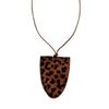 Terciopelo de Piel de Ciervo Estampado de Leopardo Multifuncional Magnético para Gafas Soporte Collar para Gafas de Sol Portátil para Salir Accesorios de Cadena de Lana