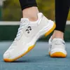 Zapatos de Bádminton Casuales con Hebilla Giratoria de Nuevo Estilo, Zapatillas Ligeras Transpirables Estilo Pareja para Tenis de Mesa, Zapatos de Entrenamiento de Tenis para Hombre