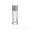 Suministro de Botellas de Perfume de Fondo Grueso de 30 ml, Botellas con Atomizador de Presión Recargables, Botellas de Vidrio Vacías para Cosméticos, Capacidad Pequeña y Portátiles