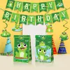 Lb169 Sapo Príncipe Folha de Lótus Lago Amazônico Caçado por Libélula Papel Kraft Festa Presente Saco de Papel para Doces
