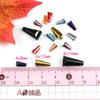 Joyería Hecha a Mano DIY 4/6mm Cuentas Sueltas de Cristal Hexagonal Vidrio Artificial Pulsera Brillante Hecha a Mano