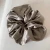 Goma para el Cabello Scrunchie de Tela Floral Francesa Diseño de Alta Gama Versátil para Cola de Caballo Diadema de Flor para Moño Súper Grande