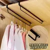 Barra colgadora en forma de U para armario sin taladro, perchero vertical para pantalones, estante de almacenamiento empotrado para armario de dormitorio en casa