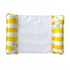 Bote Flutuante Inflável de Tubo Duplo e Quatro Tubos, Cama Flutuante Dobrável de Malha Espessa, Cama Flutuante de Verão com Encosto para Lazer na Água, Transfronteiriço