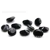 Piedras de vidrio sueltas de color blanco con forma de huevo al por mayor, gemas de vidrio ovaladas con forma de huevo de 2*3-13*18 en grandes cantidades en stock