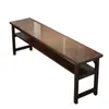 Mesa retangular longa, mesa para computador de mesa, conjunto de mesa e cadeira de escritório, um conjunto completo de mesas, bancada retangular para sala de estar em casa