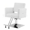Silla de Barbero de Lujo Ligero Chapada en Oro, Silla de Peluquería de Metal, Silla de Peluquería de Gama Alta, Silla de Salón de Exportación, Silla de Aseo Moderna