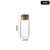 Frasco de Vidro com Rolha de Cortiça de Boca Reta 22mm Frasco para Chá de Flores Frasco de Mensagens Frasco de Amostra Embalagem para Incenso de Agarwood