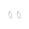 Aretes Seiko S999 de Plata Esterlina Tamaño Completo Estrella Mismo Estilo Aretes Grandes Aretes de Aro para Mujer Aretes de Aro Lisos Estilo Caliente 2025