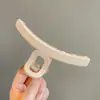 Presilha Grande para Cabelo Multi-Presilha de Cabelo Sentimento Outono e Inverno Parte de Trás da Cabeça Cabelo Presilha Tubarão Acessório de Cabeça Presilha de Cabelo de Pelúcia para Mulheres