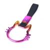 Color JDM anillo de mano de seguridad para coche decoración de coche advertencia parachoques decoración exterior personalidad color mágico colgante universal