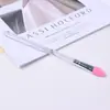 Brocha de Silicona para Sombras de Ojos Lista para Usar del Fabricante Brocha Individual de Belleza para Maquillaje Herramienta de Belleza Brocha para Sombras de Ojos en Polvo Suelto Brocha Mezcladora Stick Venta al por Mayor