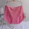 Ropa interior de talla grande al por mayor para mujer Jacquard de cintura media-alta para mujer gorda ropa interior de triángulo para mujer gorda