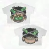 2026 Verano Hip-Hop Dibujos Animados Patrón Nuevo Transfronterizo Camiseta Estampada Estilo Harajuku Ropa de Manga Corta para Hombre