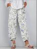 Moda Nueva Primavera 2024 Amazon Ebay Transfronterizo Casual Urbano Ropa de Mujer Pantalones Casuales Estampados Digitalmente en 3D