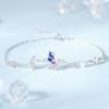 Pulsera de plata de ley 925 original estrella Mariposa Amor femenina Estrella de Hada Mariposa regalo para novias joyería de celebridad en línea al por mayor