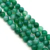 Cuentas de Piedra Natural Cuentas de Ónix Negro Agujero Recto Pulidas Piedra Semipreciosa Cuentas DIY Accesorios para Collares Pulseras