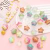 Gota de resina degradado de aceite pintura al óleo tridimensional cuentas de estrella hechas a mano DIY pulsera de cuentas casera accesorios de collar