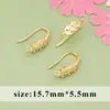 Brincos e Acessórios DIY em Estoque, Brincos Banhados a Ouro 18K, Joias Populares Transfronteiriças Atacado, Contas de Cristal Naturais