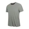 Nueva Camiseta de Hielo de Manga Corta para Hombre con Cuello Redondo para Verano, Top Deportivo y Casual para Correr para Hombre, Top Ligero y Transpirable para Hombre