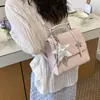 Bolso Pequeño de Moda Casual para Mujer Bolso 2026 Verano Nuevo Estilo Coreano Diseño de Nicho Mochila Estampada para Mujer