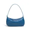 2026 Nuevo Bolso Cruzado Tejido de Mujer Más Vendido Bolso de Mano de Bollo Simple y de Moda Bolso Cuadrado Pequeño de Hombro Único para Viajes