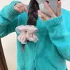Gomita de Chifón Dulce y Suave para Mujer, Elegante Lazo para Cola de Caballo, Moderno Accesorio para Moño, Diadema Elástica