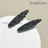 Mini pinza de garra con lazo de pedrería, pinza de pelo de alta gama para flequillo de mujer, pinza lateral para la frente, pasador pequeño, accesorio para el cabello