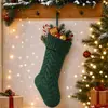 Calcetines de Navidad Amazon transfronterizos, suministros navideños, decoraciones navideñas, bolsas de regalo, colgantes, artículos decorativos retorcidos de gran tamaño