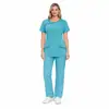 Traje de Verano de Manga Corta Amazon para Mujer, Ropa de Trabajo Profesional de Laboratorio, Traje Quirúrgico Dental de Hospital, Uniforme de Enfermera con Estampado