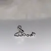 Colección de Clavos para Hélice de Oreja de Mariposa, Pequeños, Frescos, Dulces y Lindos, Acero de Titanio, Base Plana, Bloqueo, Diamante Súper Brillante, Clavos para Hélice de Tacón Alto