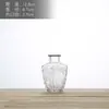Vaso hidropônico de mesa retrô estilo Ins, vaso de flores de vidro para decoração de casa estilo europeu, ornamento de restaurante estilo francês