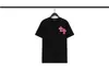 2024 En Stock 260g Serie de Estampado de Cruz Sánscrita al por Mayor Europeo y Americano Casual Simple Corte Holgado Unisex Secado Rápido