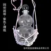 Garrafa de Vidro Personalizada em Formato de Cabaça Estilo Chinês, com Design de Boa Sorte e Prosperidade, Adequada para Viagens de Verão, Garrafa de Bebida Vazia