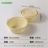 Cajas desechables para llevar, recipientes de comida hechos a medida, cajas para llevar a base de almidón de maíz, tazones de sopa biodegradables de grado alimenticio