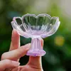 Xícara de Chá de Vidro Lótus para Mulheres, Xícara de Chá Pessoal, Conjunto de Chá Requintado de Alto Padrão, Xícara Única, Xícara Alta de Mestre