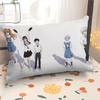 Funda de Almohada para Cojín de Dibujos Animados Anime Curativo Bidimensional 30*50 Funda de Sofá Rectangular 40*60 Bidimensional